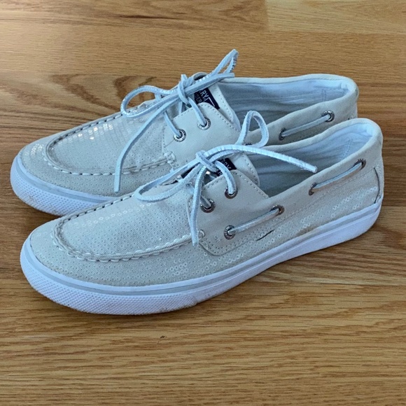 Sperry Top-Sider Sequins "Bahama" Boat Shoe (5) - Picture 1 of 8